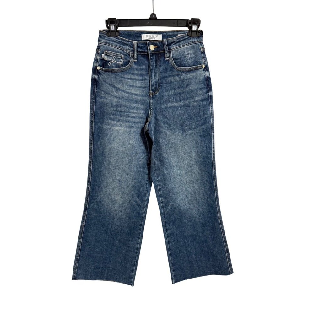 Judy Blue Wide Leg Crop Jeans Size 5 / 27‎